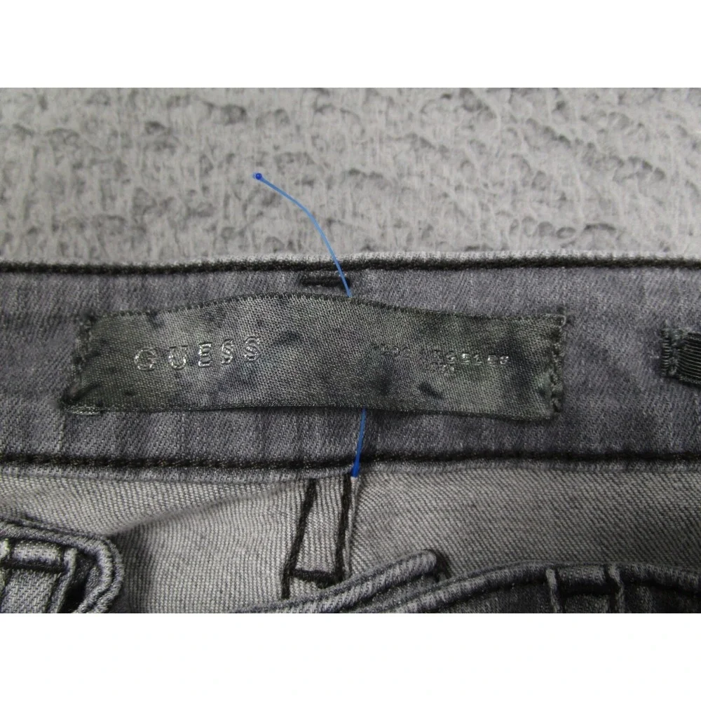 Guess Jeans Womens 25 Gray‎ Power Curvy Mid Rise Pockets Modern